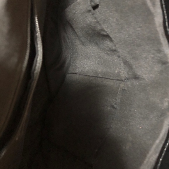 Kenneth Cole Reaction double handle carry on Bag shiny black finish Authentic - Picture 7 of 11